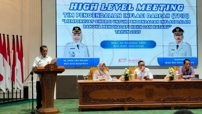 Pemkot Banjarbaru Gelar High Level Meeting TPID 2025 untuk Antisipasi Inflasi Jelang HBKN dan Nataru