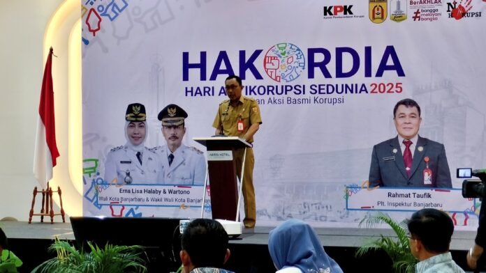 Pemkot Banjarbaru Perkuat Integritas Aparatur melalui Sosialisasi Antikorupsi HAKORDIA 2025