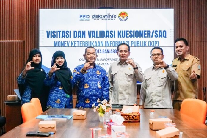 KIP Kalsel Lakukan Verifikasi SAQ, Dorong Keterbukaan Informasi Publik di Banjarbaru